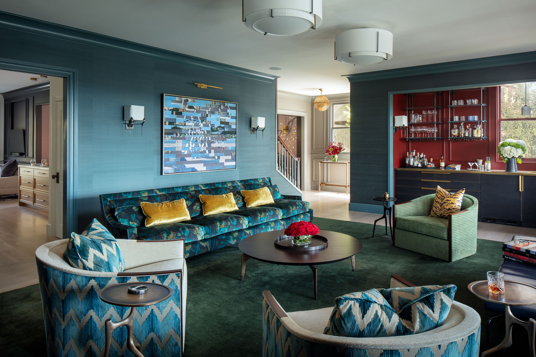 Scott Hargis Interior Design Photographer Living Room Piedmont by Hanomoco Design